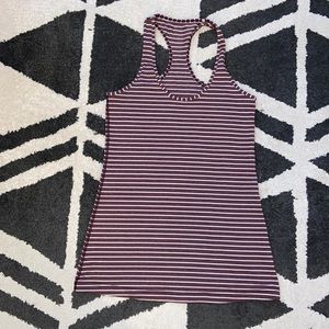 Lululemon Swiftly Tech Striped Racerback Top